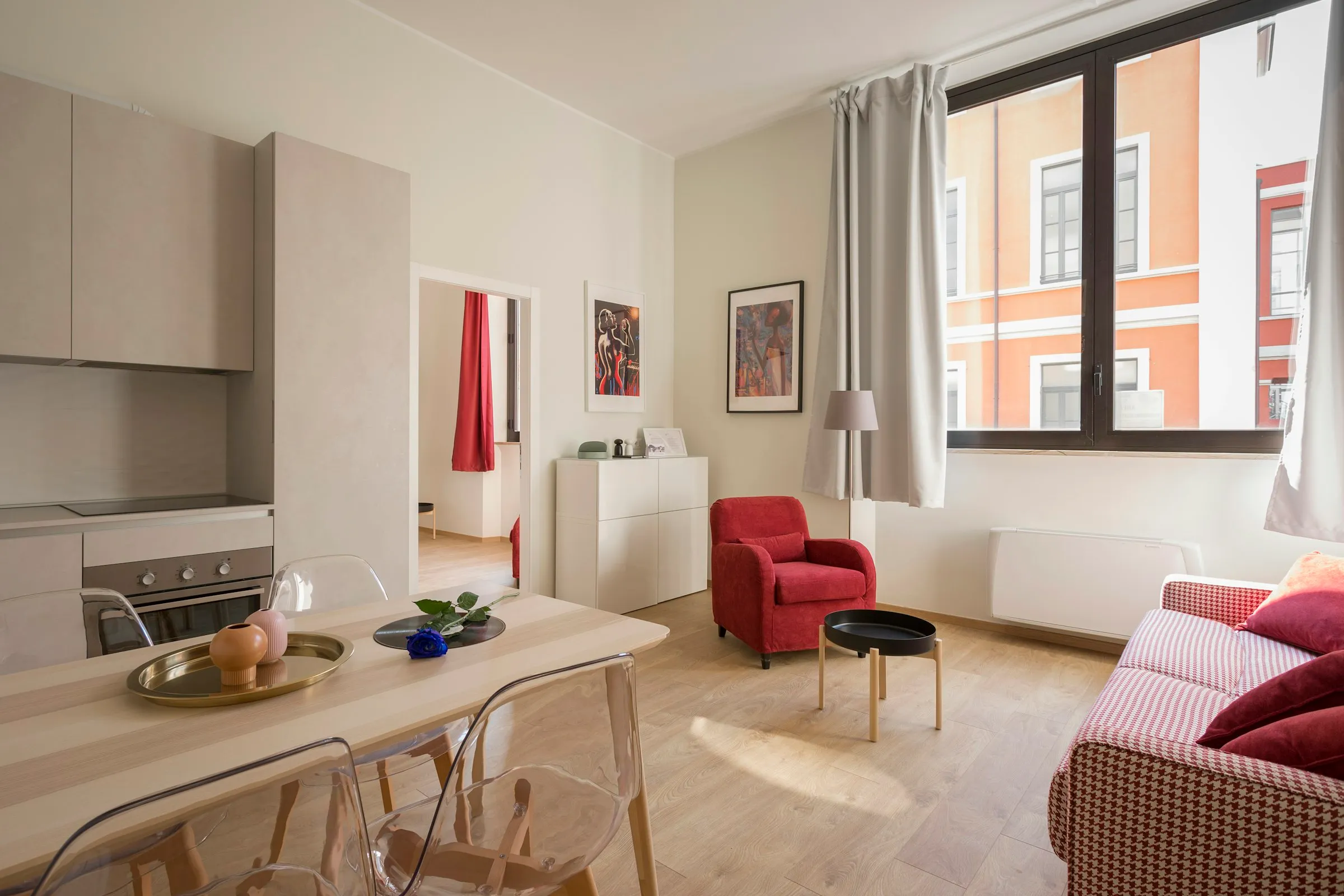 Warm ingericht appartement